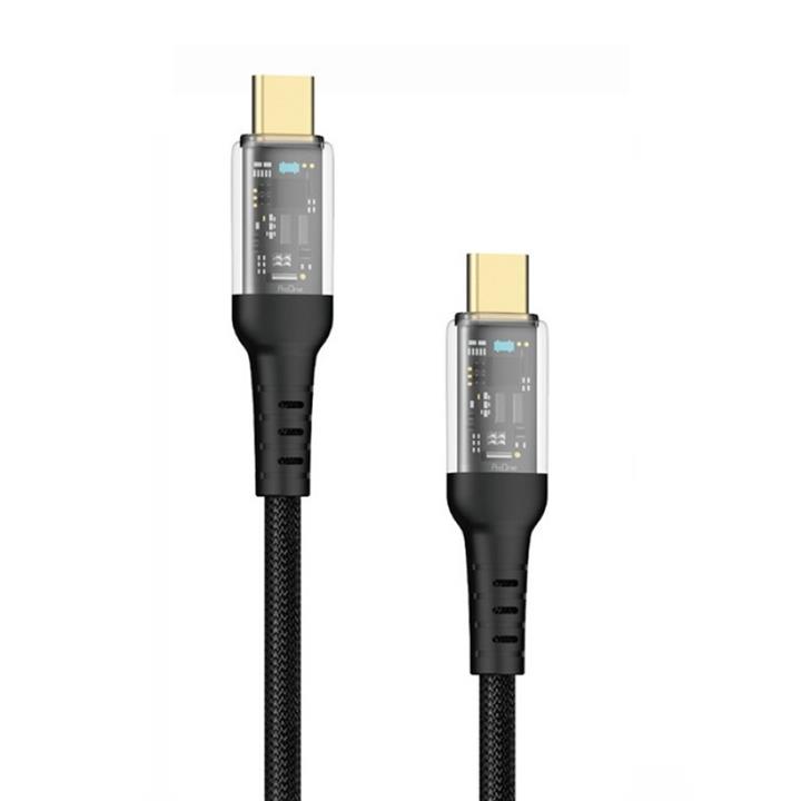 کابل تبدیل Type-C به Type-C پرووان مدل PCC113 60W PD طول 1 متر